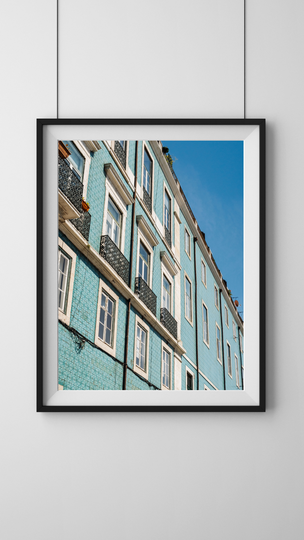 Teal Facade Digital Download